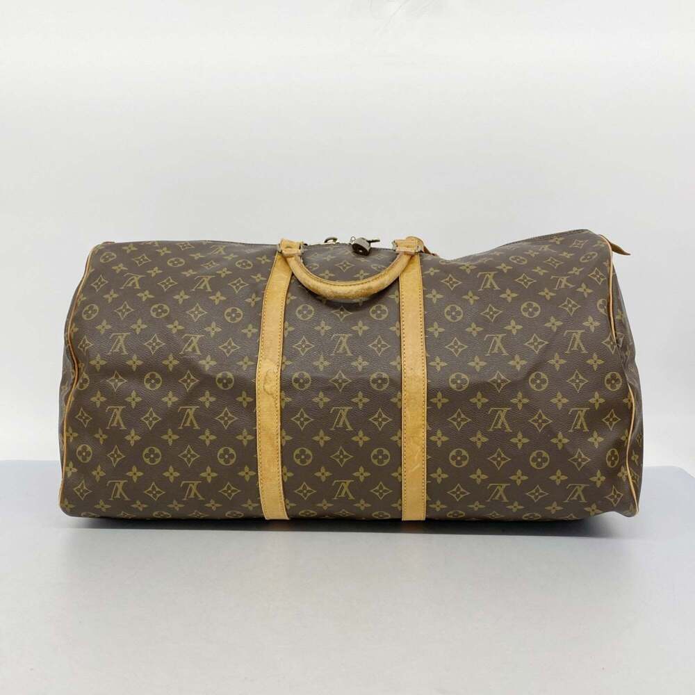 LOUIS VUITTON Brown Monogram Keepall 60 Boston Bag - Picture 13 of 13